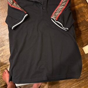 Fendi Black Polo Shirt